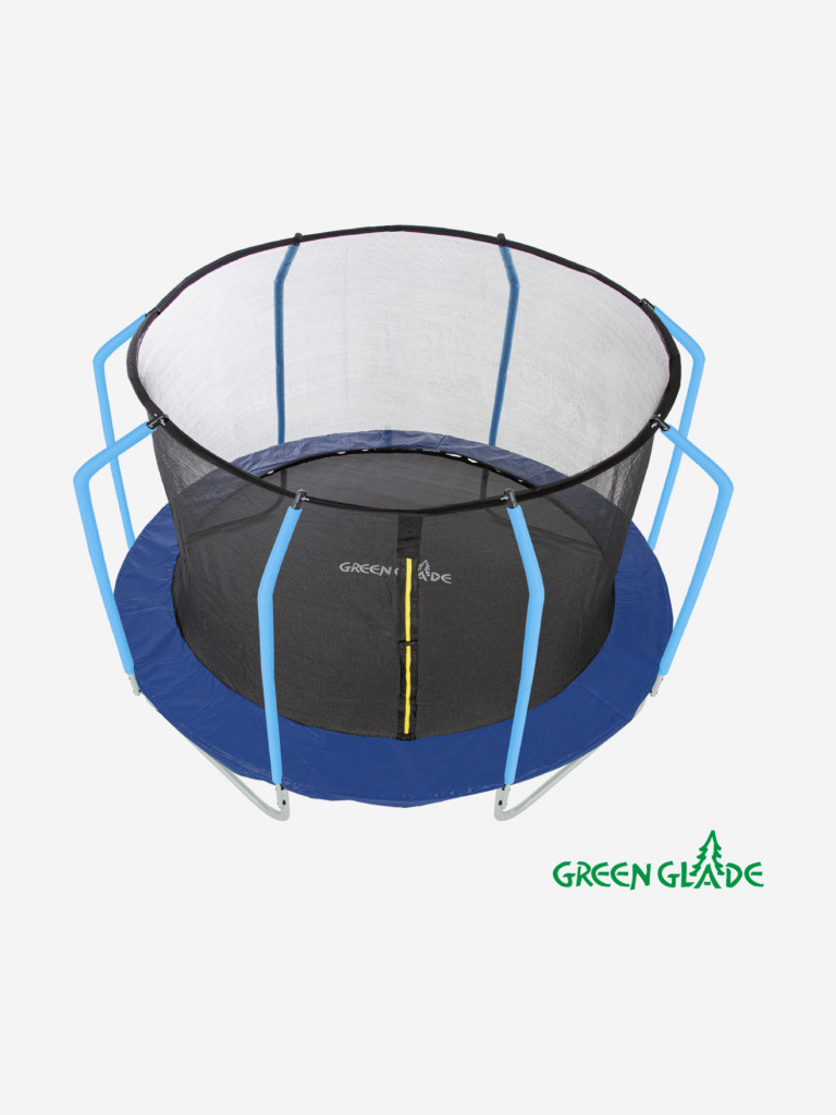 Батут 12-футовый с лестницей (2 коробки)Green Glade B122-B004