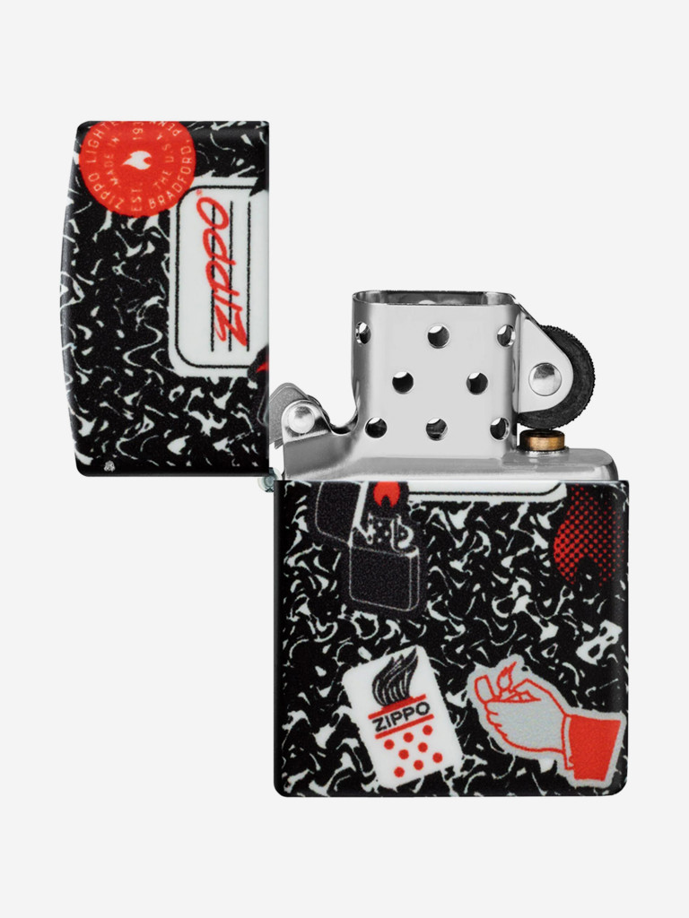 Зажигалка бензиновая ветроустойчивая Zippo Notebook Design 540 Matte
