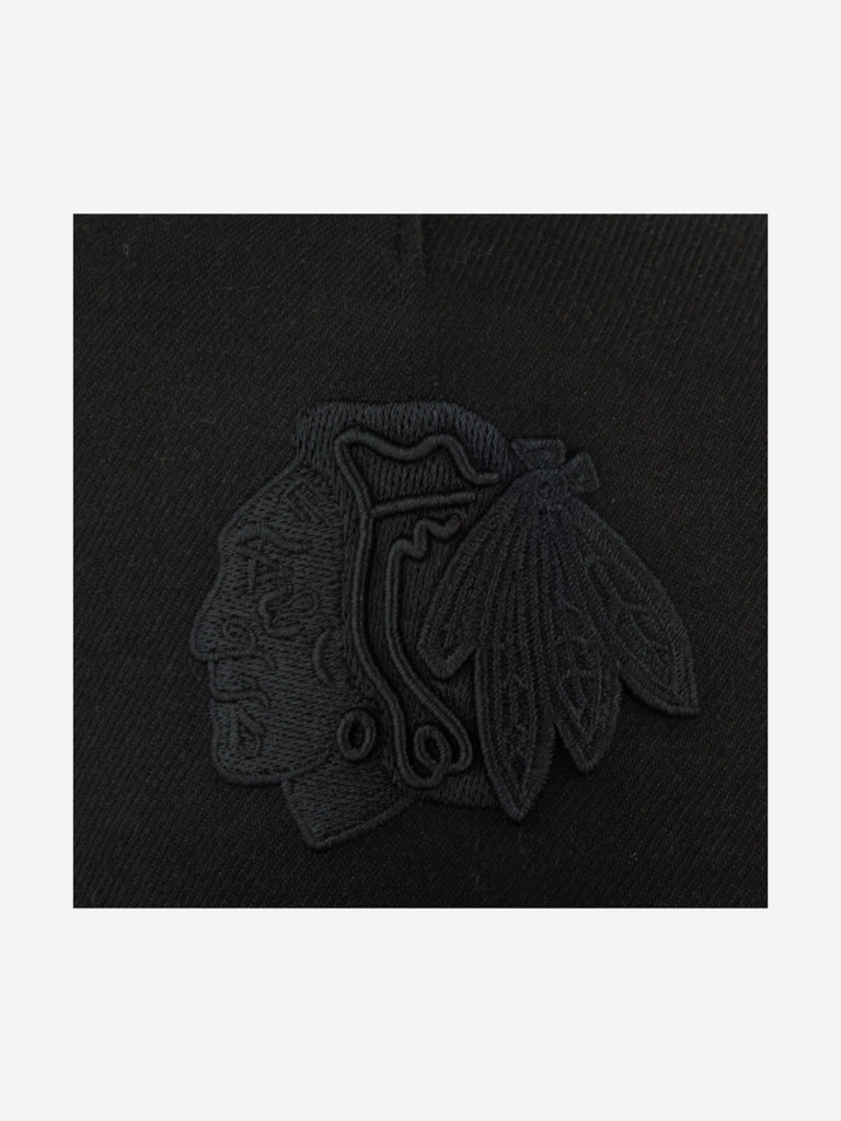 Бейсболка 47 BRAND H-MPDTP04WBP-BKA Chicago Blackhawks NHL (черный)