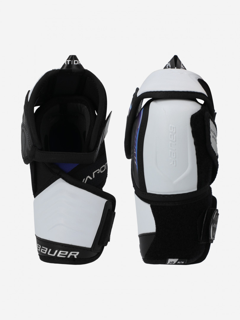 фото Налокотники хоккейные детские bauer vapor flylite jr, белый