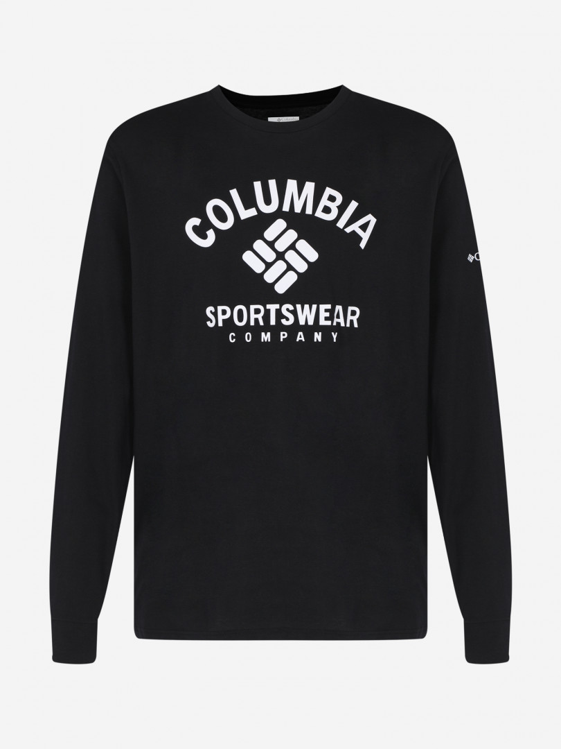 Лонгслив мужской Columbia Rockaway River Graphic Ls Tee 30957240299 Черный, размер 56,46,50, 52,54,48, 50