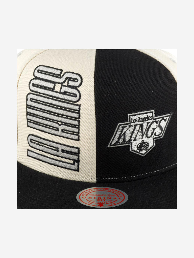 Бейсболка с прямым козырьком MITCHELL NESS HHSS5371-LAKYYPPPOFWH Los Angeles Kings NHL (черный)