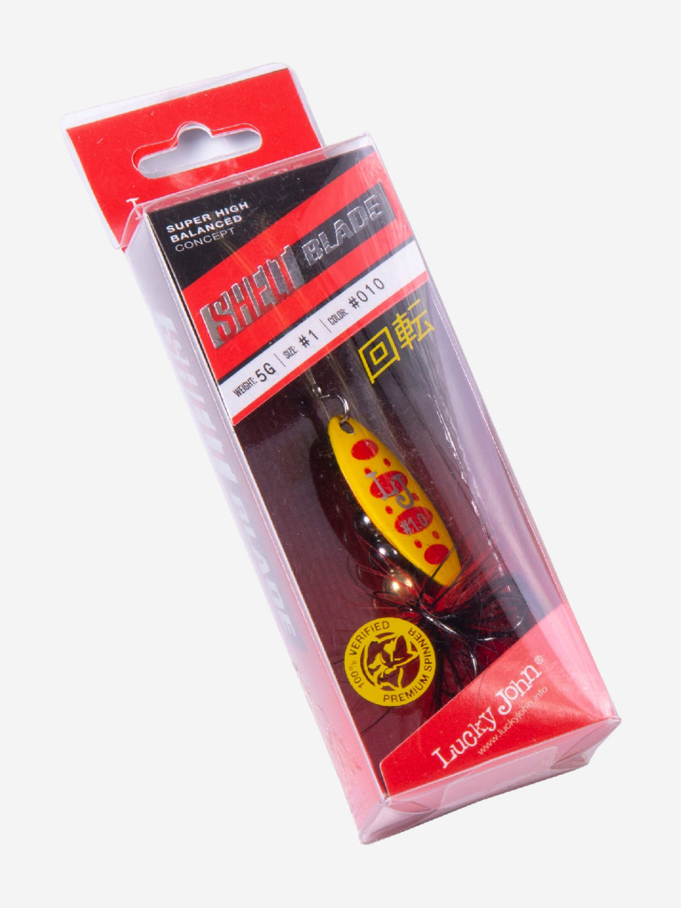 Блесна вращающаяся Lucky John SHELT BLADE 1, вертушка LJSB01-010, вес 5 г
