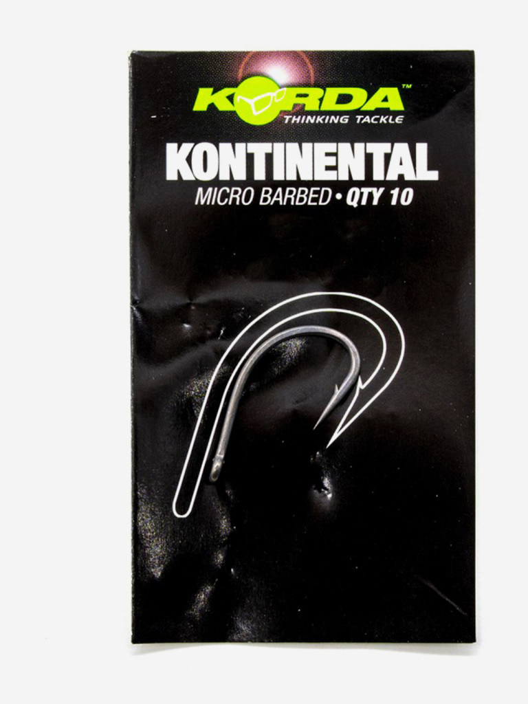 Крючок KORDA Kontinental №2 с бородкой 10шт