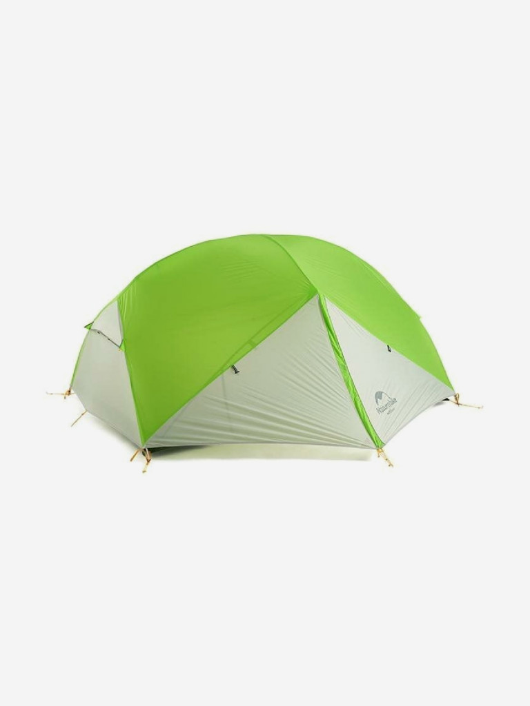 Палатка Naturehike Mongar NH17T007-M 20D, двухместная сверхлегкая, зелено-белая, 6927595726051