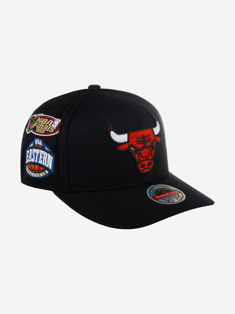 Бейсболка MITCHELL NESS HHSSINTL1266-CBUBLCK Chicago Bulls NBA (черный)