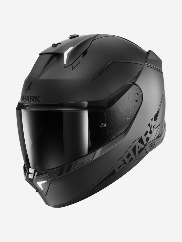 Мотошлем интеграл Shark SKWAL i3 BLANK SP MAT Anthracite/Black/Silver