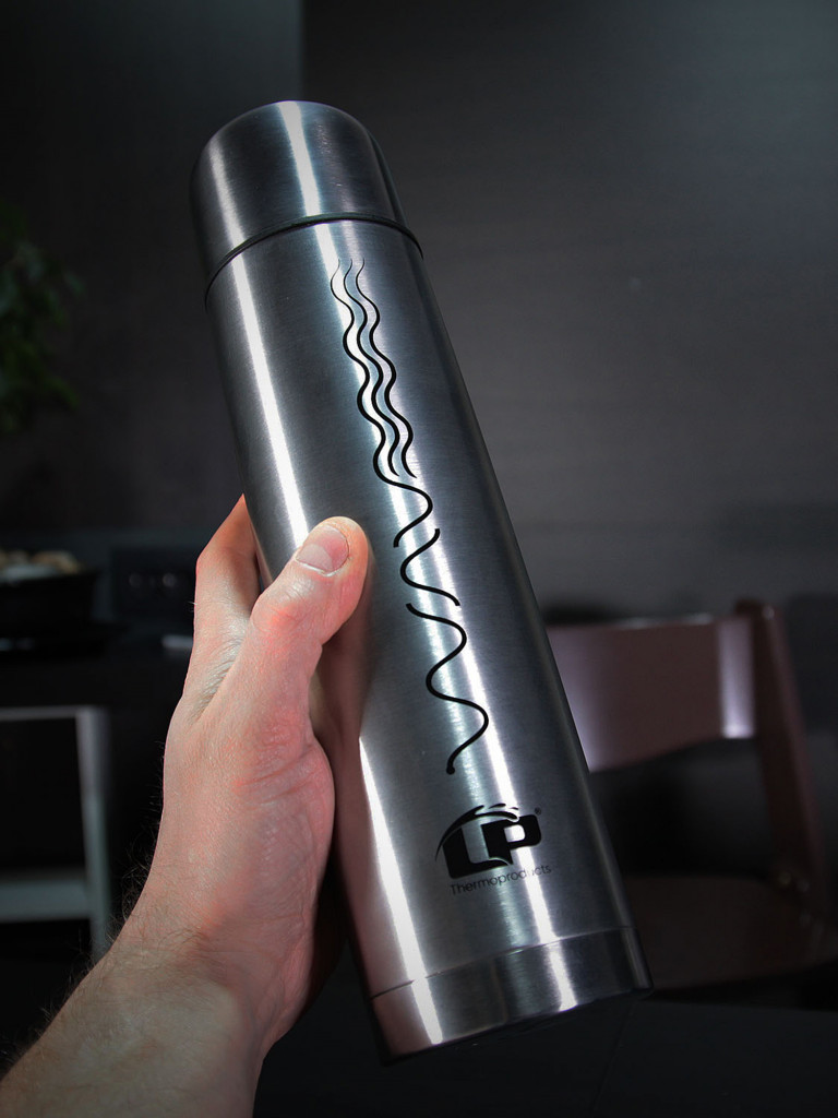 Термос LP Thermoproducts Wave 1 л, серебристый