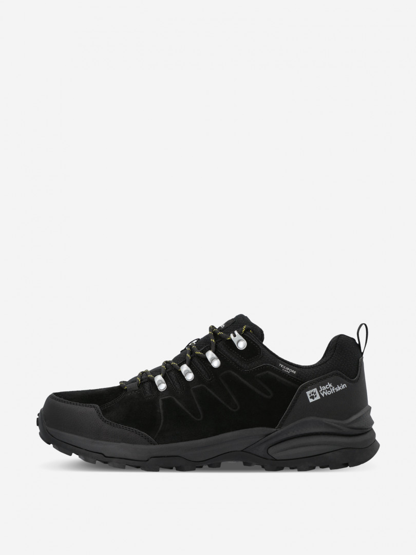 фото Полуботинки мужские jack wolfskin refugio texapore low, серый