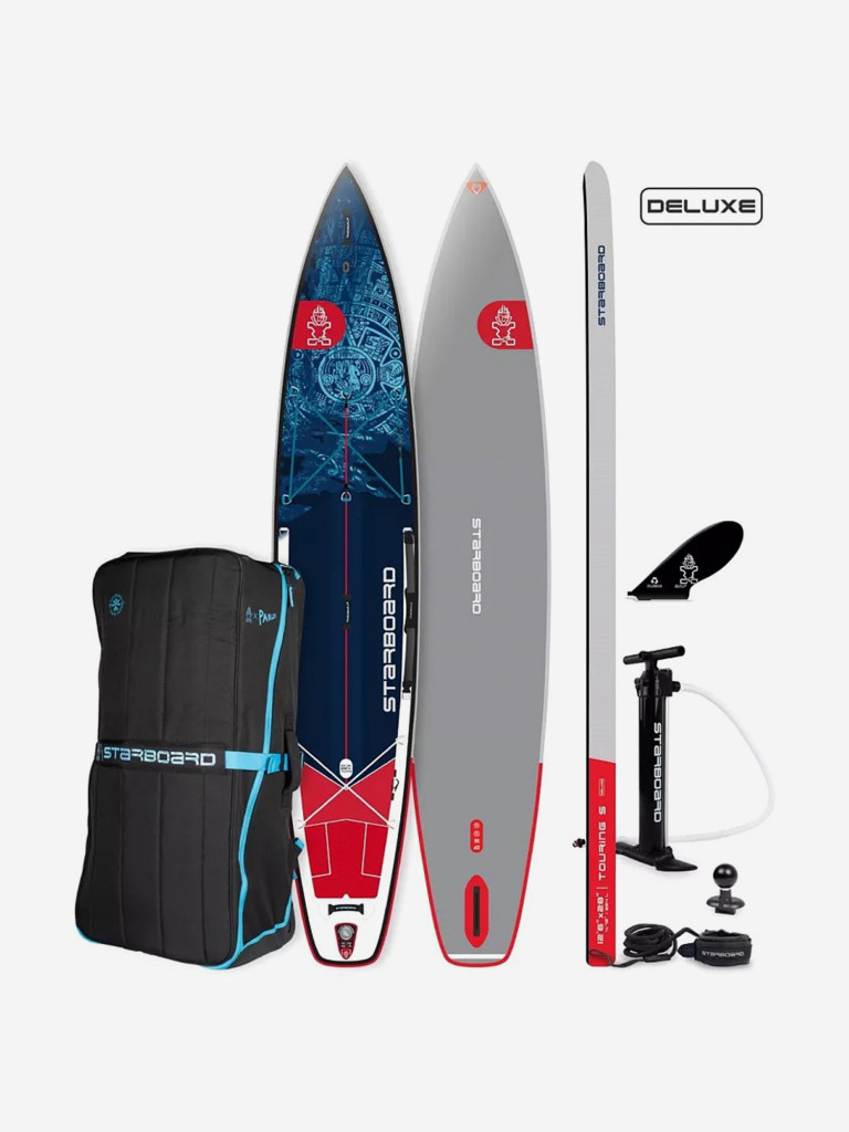 Сапборд надувной двухслойный Starboard Touring S Wave Deluxe 12.6x28x4.75, 381x71x12 см