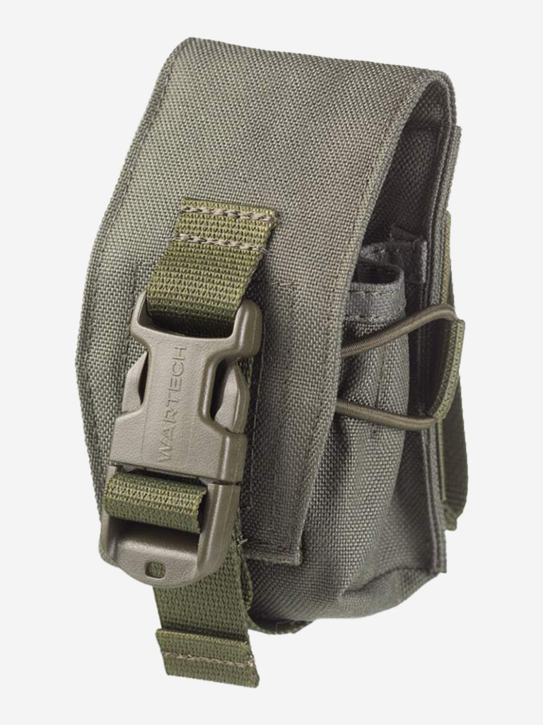 Подсумок тактический Wartech GP-105 под гранату универсальный, фастекс, олива