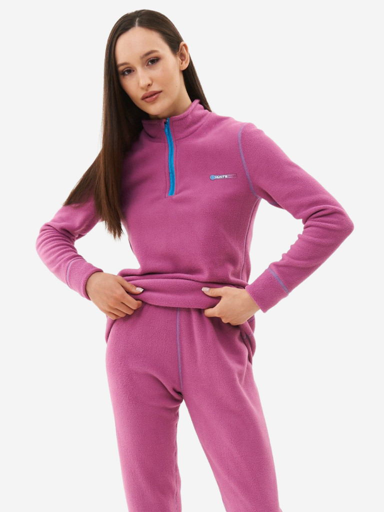 Термобелье HUNTSMAN Thermoline ZIP женское на молнии флисовое второго слоя для охоты и рыбалки