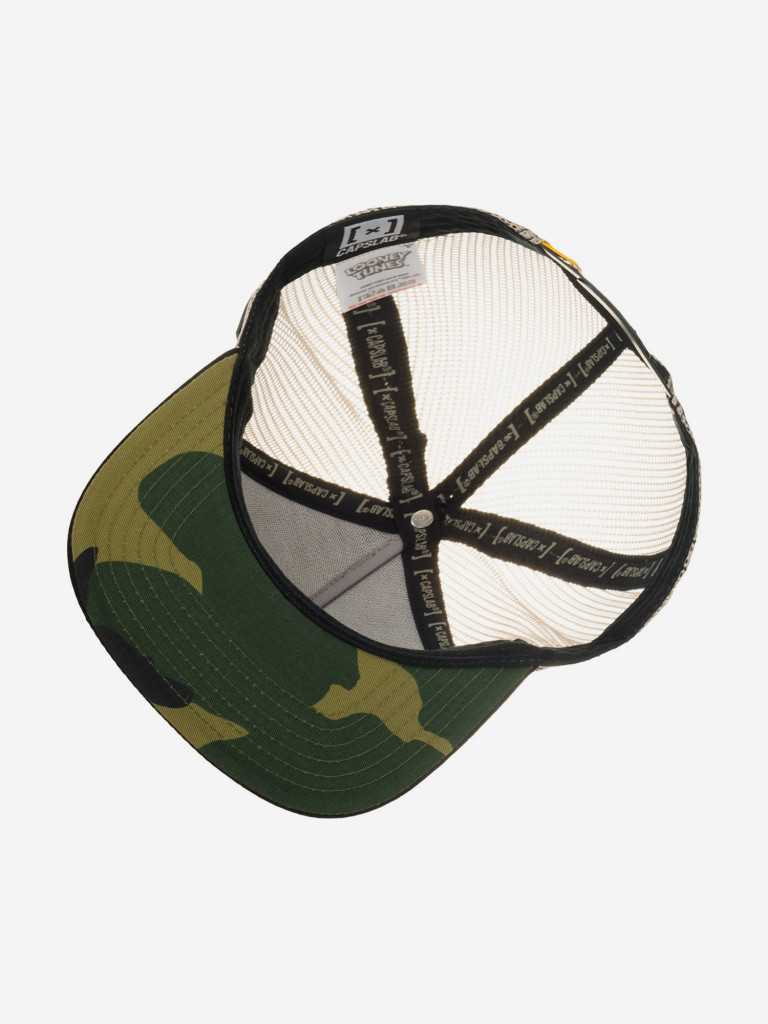 Бейсболка с прямым козырьком CAPSLAB CL/LOO8/1/CASF/BUN Looney Tunes Bugs Bunny (оливковый)