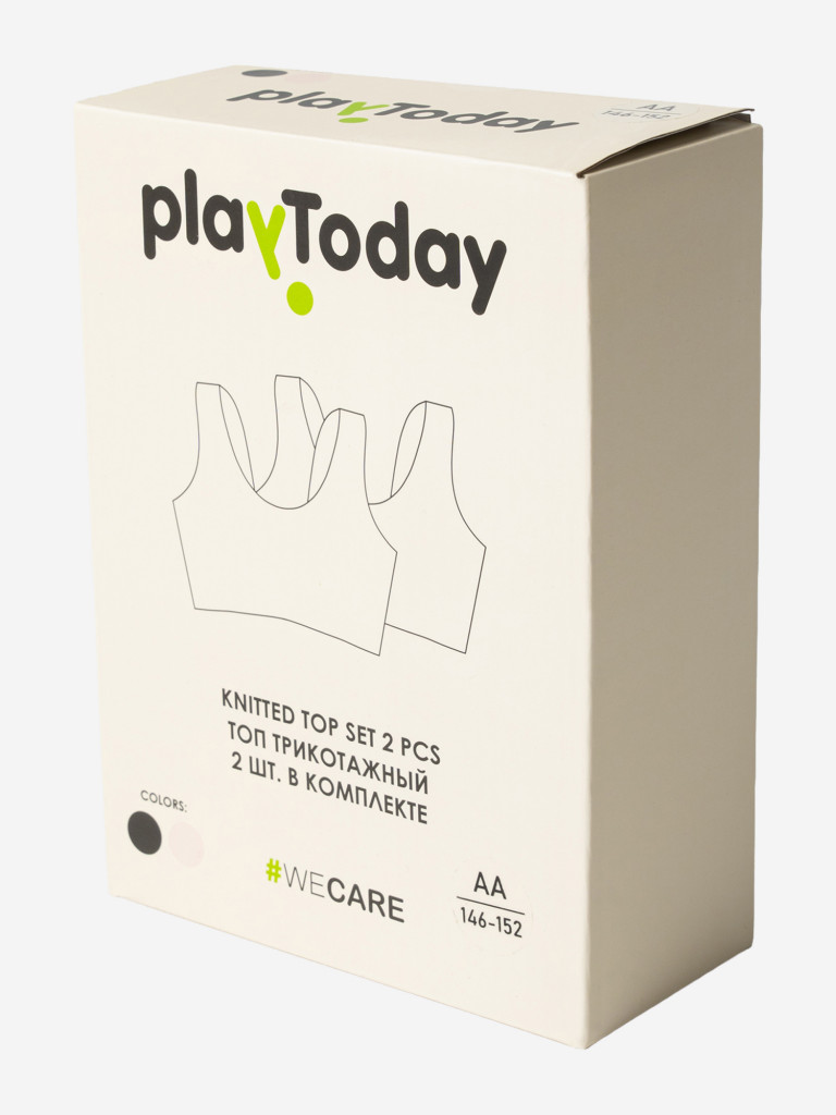 Топ для девочек, 2 шт PlayToday