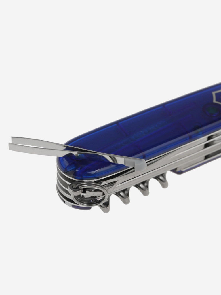 Складной нож Victorinox Huntsman, синий полупрозрачный, 1.3713.t2