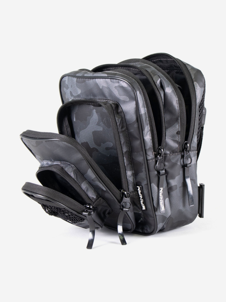 Сумка рыболовная Yaman Street Fishing MultiLock Pocket, 16х19х24 см, цвет серый камуфляж.