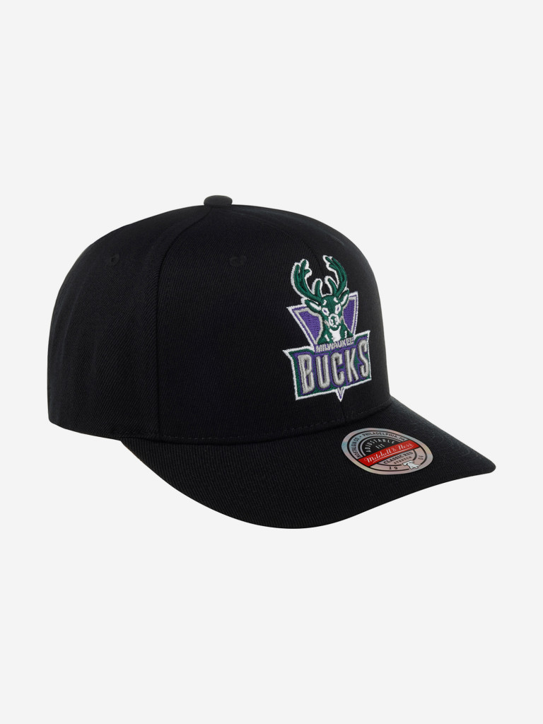 Бейсболка MITCHELL NESS HHSSINTL1245-MBUBLCK Milwaukee Bucks NBA (черный)