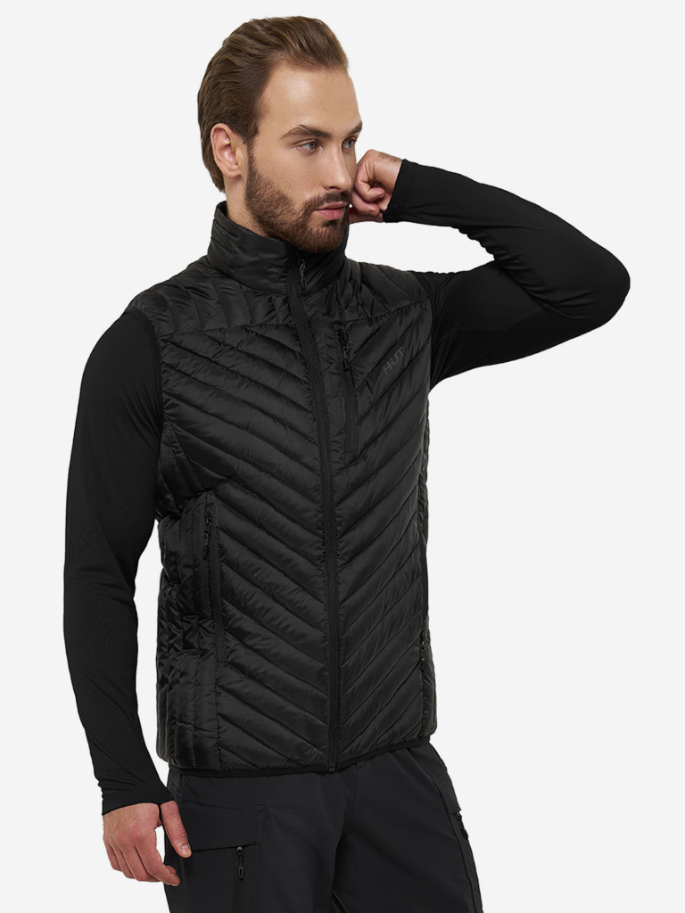 Жилет HUT TAIGA мужской утепленный, для охоты, черный