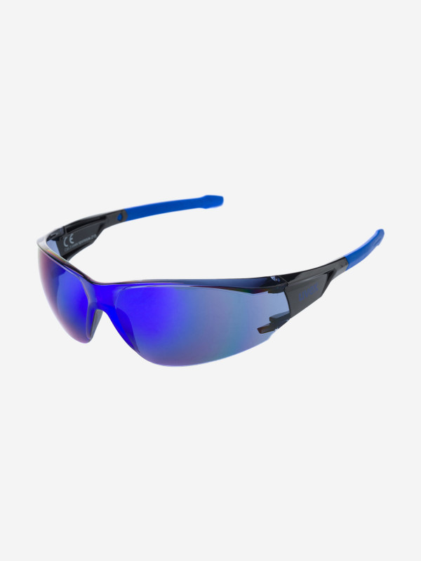 Солнцезащитные очки Uvex Sportstyle 218 чёрный/синий цвет — купить за 2799 руб., отзывы в интернет-магазине Спортмастер