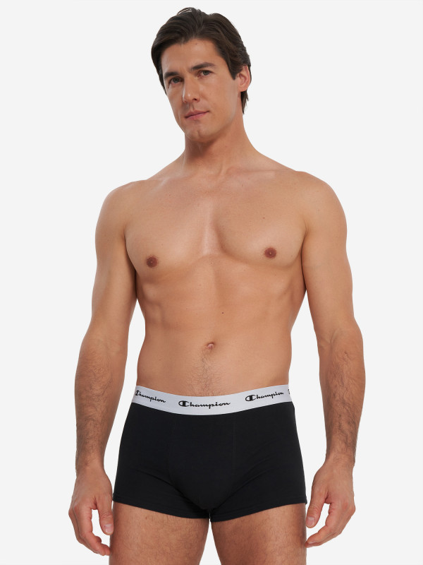 Трусы мужские Champion, 3 штуки арт. CPU261M002 черный/синий/красный цвет — купить за 1999 руб., отзывы в интернет-магазине Спортмастер