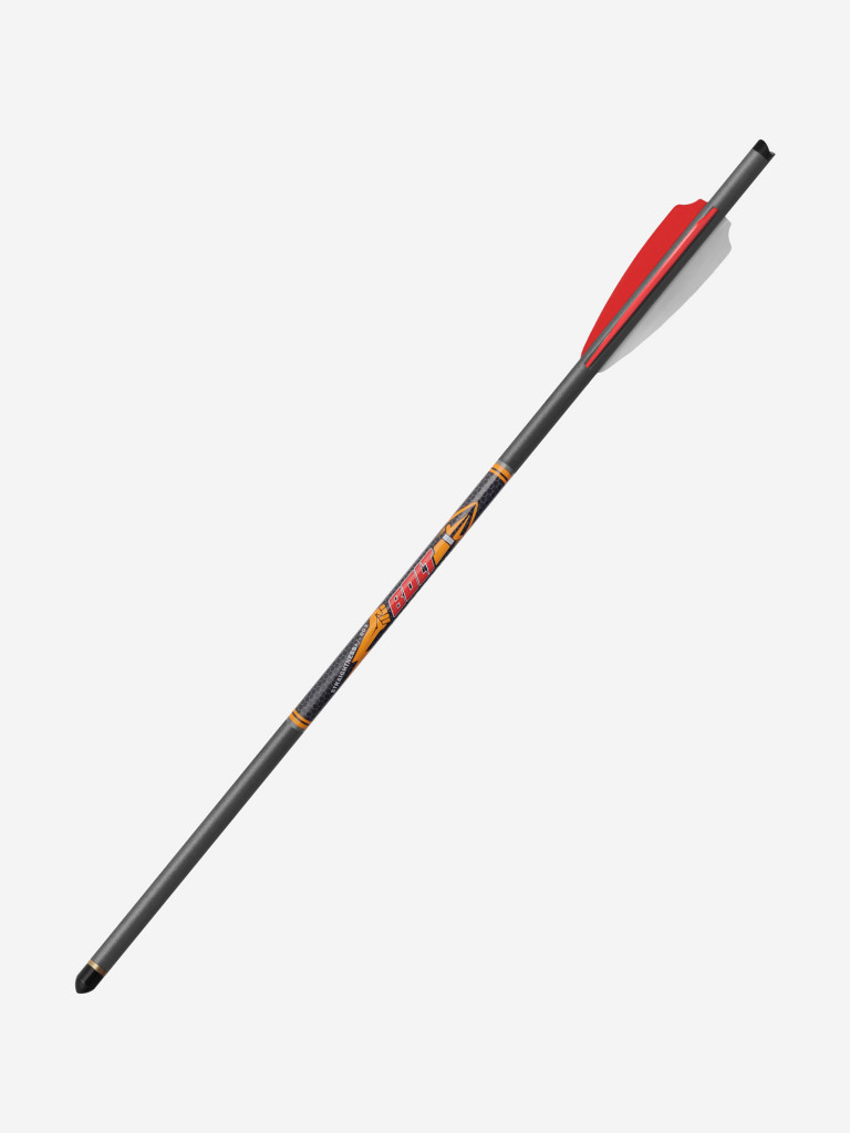 Стрела арбалетная карбоновая Centershot Bolt 16", оперение Q2i Fusion X-2 3", латунный инсерт (3шт.)