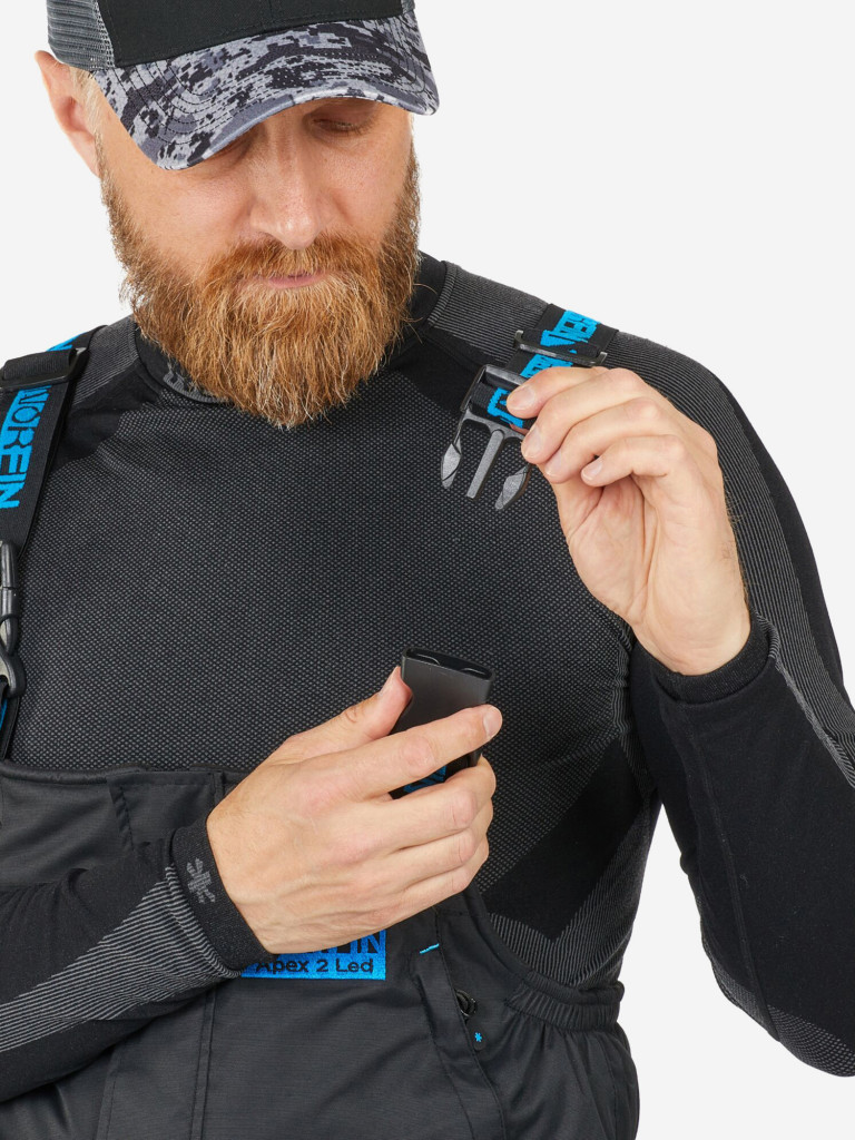 Костюм Norfin APEX 2 LED (куртка+полукомбинезон) для рыбалки и охоты