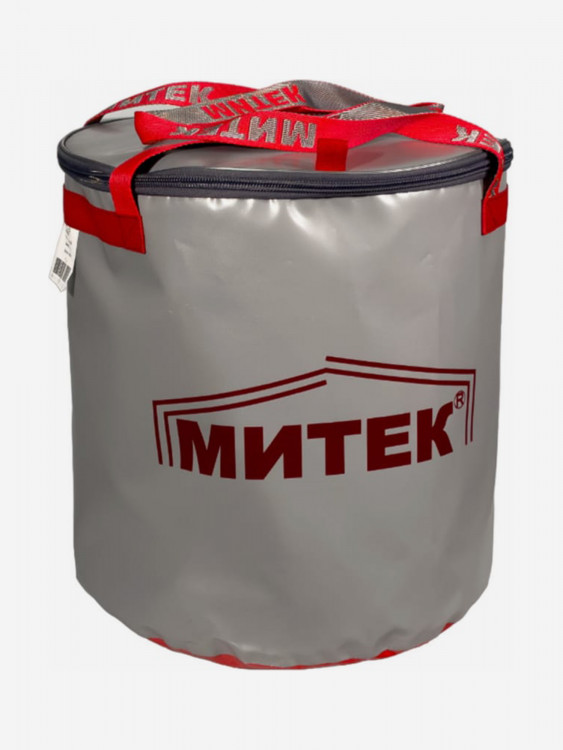 Ведро МИТЕК с крышкой D 40см. H-40см. (серый)