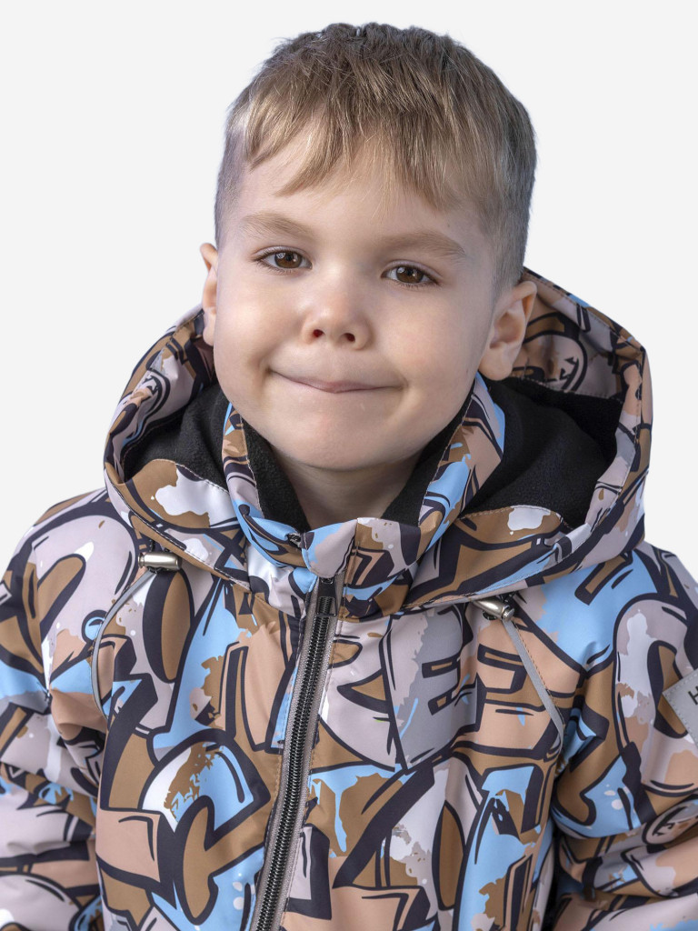 Кобинезон детский batik Марион принт бежевый