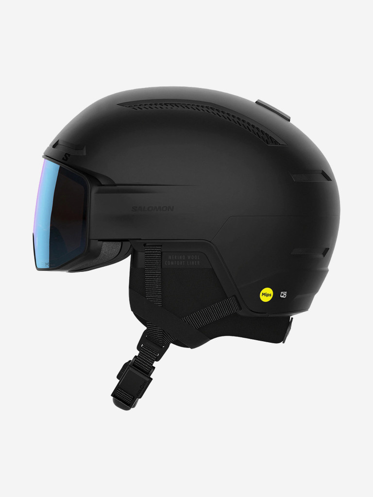 Горнолыжный шлем с визором Salomon Driver Prime Sigma Photo MIPS Черный Cat. 1-3