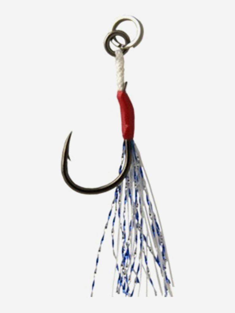 Крючки для рыбалки одинарные ассист Saikyo SINGLE ASSIST SSA, 2 упаковки по 4 штуки