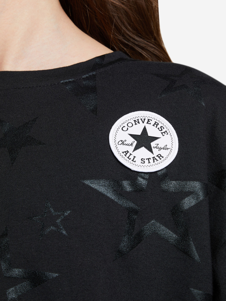 Футболка для девочек Converse Star Printed Shine