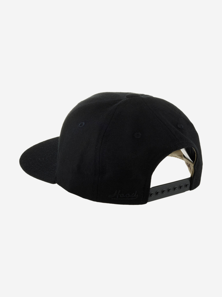 Бейсболка с прямым козырьком HOOD 112-MWL020-CA010-BK Bel Air Interlock (черный)