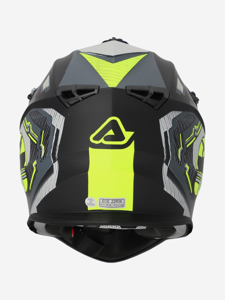Мотошлем Кроссовый взрослый Acerbis LINEAR 22-06 Black/Fluo-Yellow
