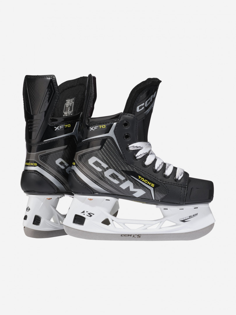 Коньки хоккейные детские CCM Tacks XF 70 JR 31568700299 Черный, размер 32.5,35.5,35,34.5,34,33, фото 7