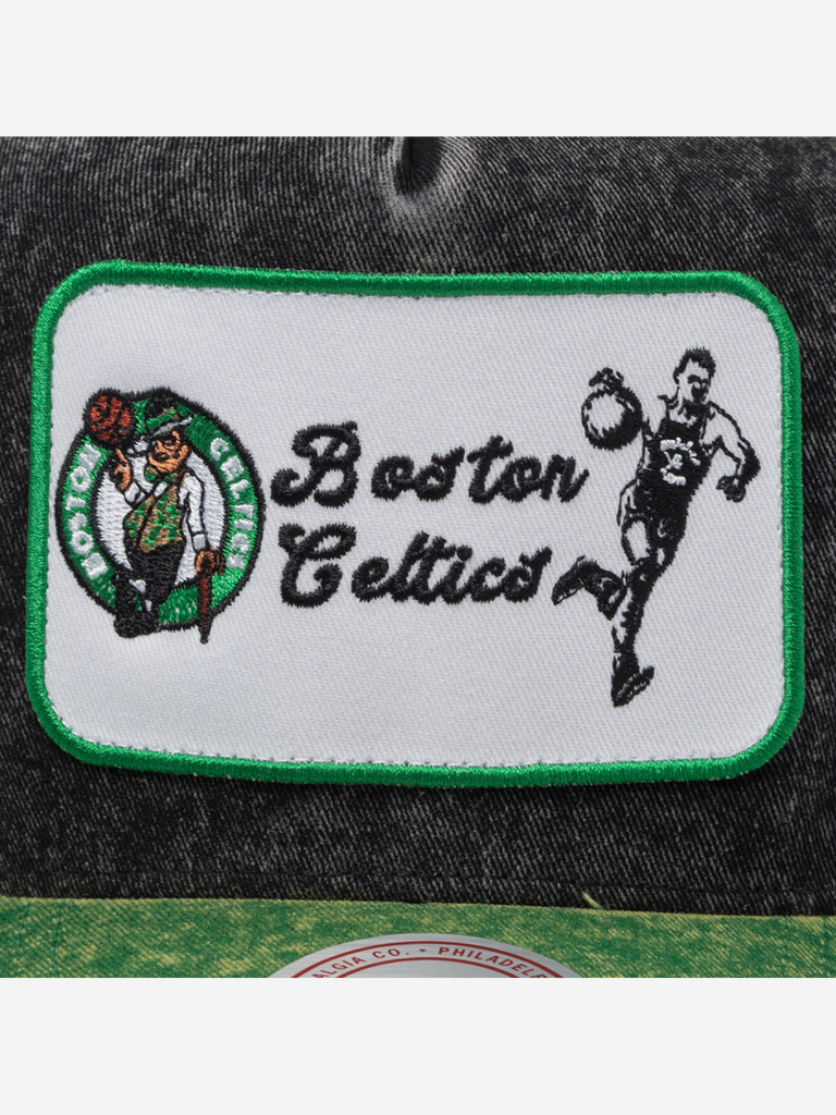 Бейсболка MITCHELL NESS HT14012-BCEBLCK Boston Celtics NBA