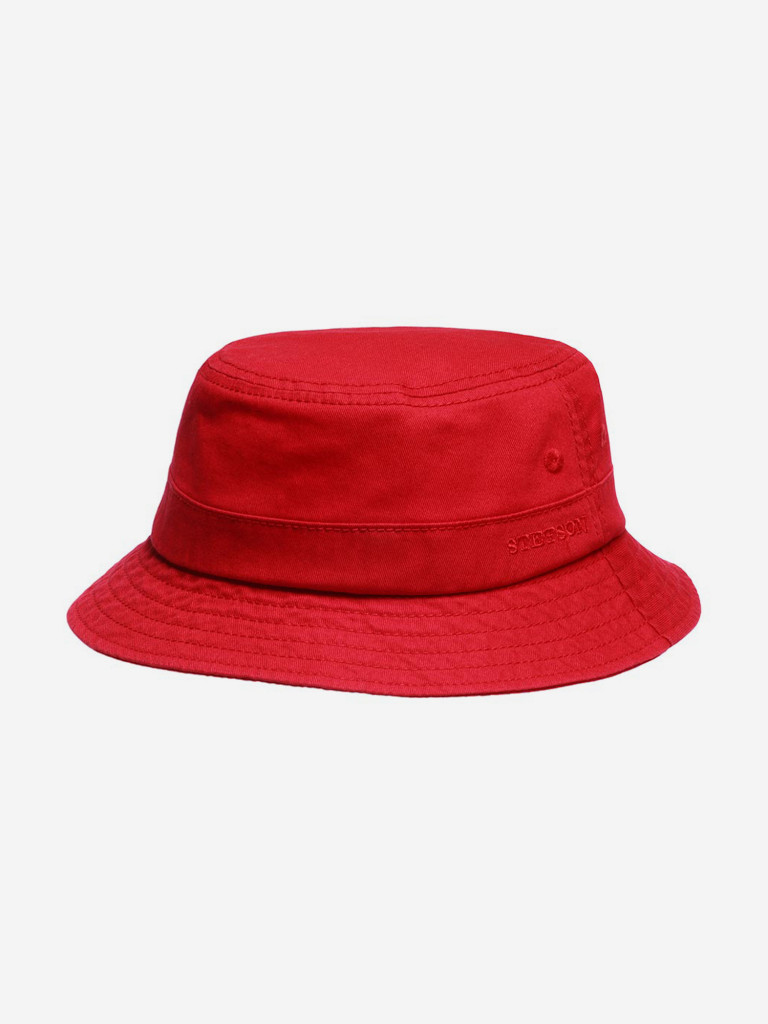 Панама STETSON 1811110 BUCKET COTTON TWILL (красный)