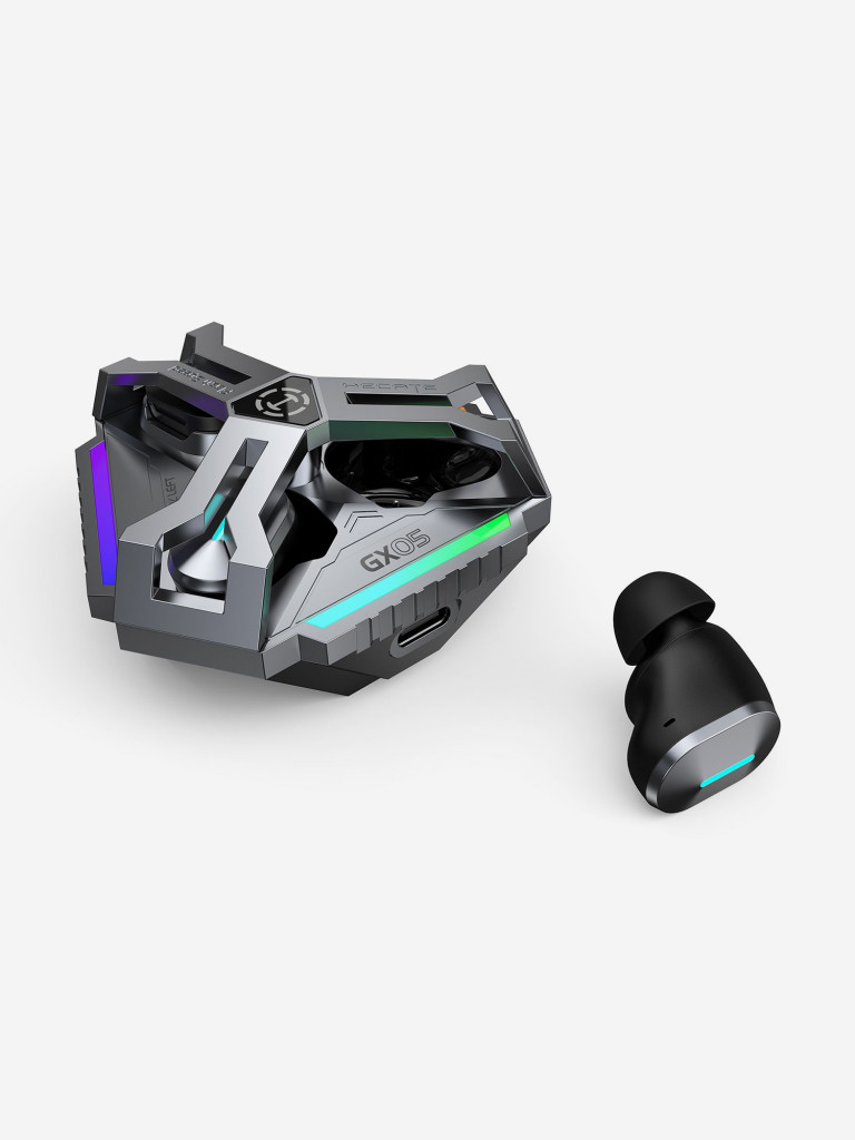 Гарнитура игровая Edifier GX05, для компьютера/мобильных устройств, вкладыши, bluetooth, серый