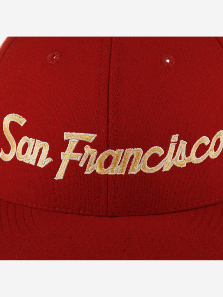 Бейсболка с прямым козырьком HOOD 100-MWL005-CA087-CM San Francisco (красный)