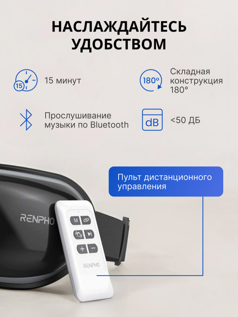 Массажер для глаз Renpho Eyeris 1 RF-EM001R