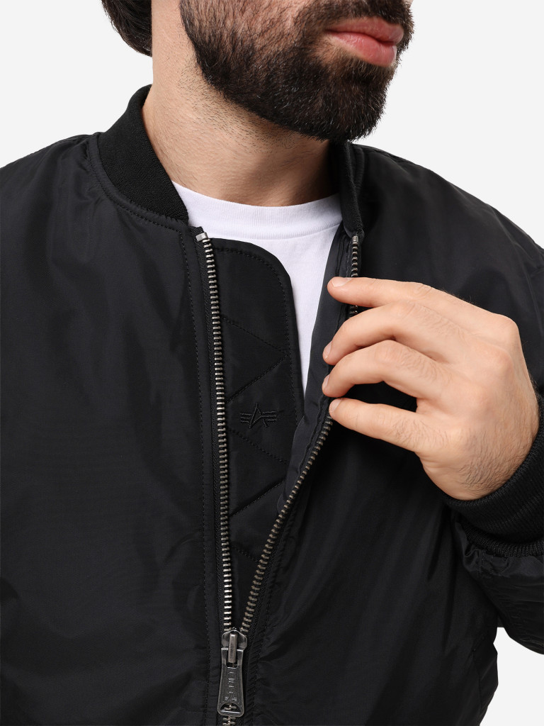 Бомбер утепленный мужской MA-1 Logo Oxford Alpha Industries