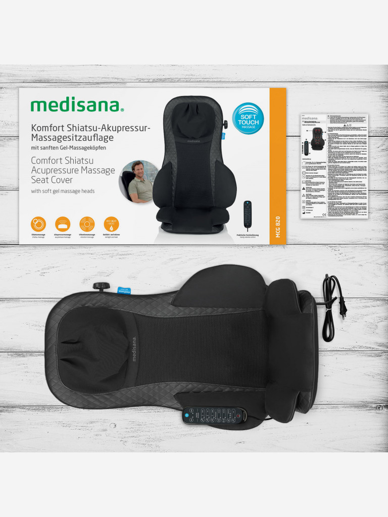 Массажная накидка шиатцу Medisana MCG 820 black