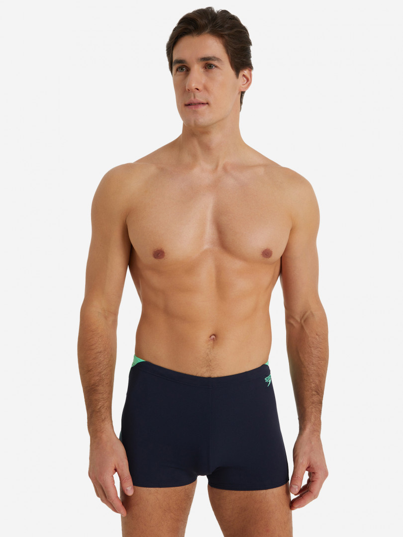 фото Плавки-шорты мужские speedo hyperboom splice, синий