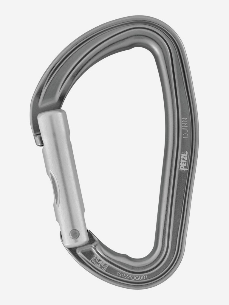 Карабин вспомогательный Petzl DJINN, серый
