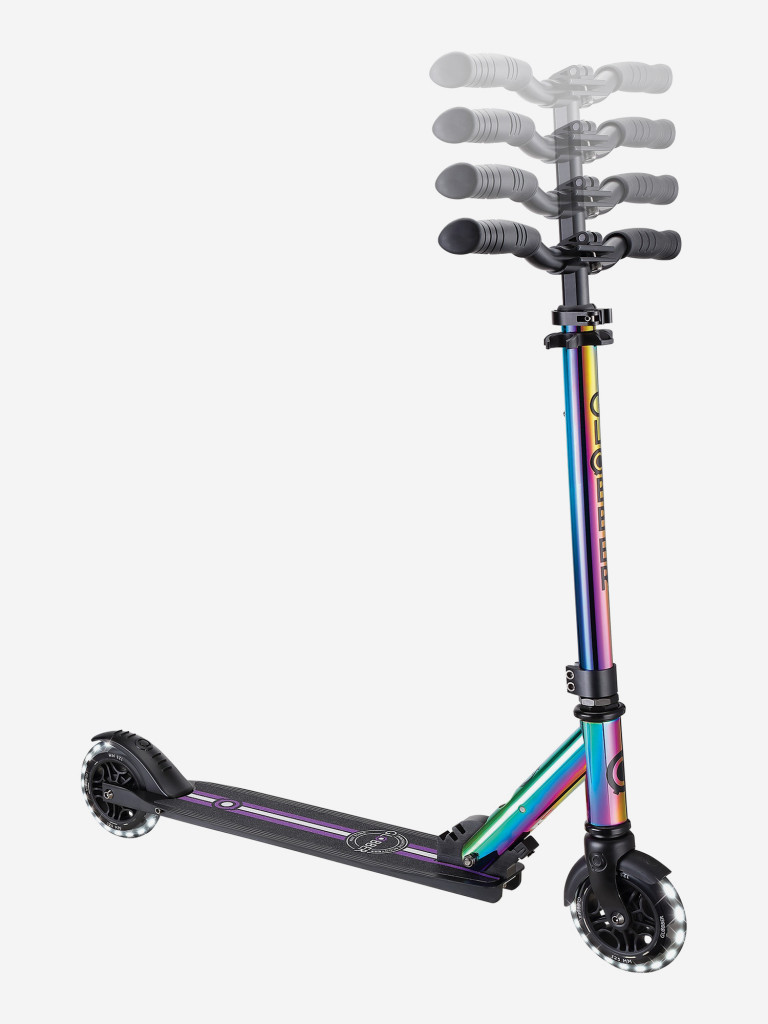 Самокат Globber FLOW ELEMENT LIGHTS NEOCHROME
