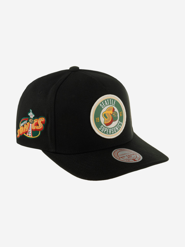 Бейсболка MITCHELL NESS HP8399-SSUBLCK Seattle Supersonics NBA (черный)