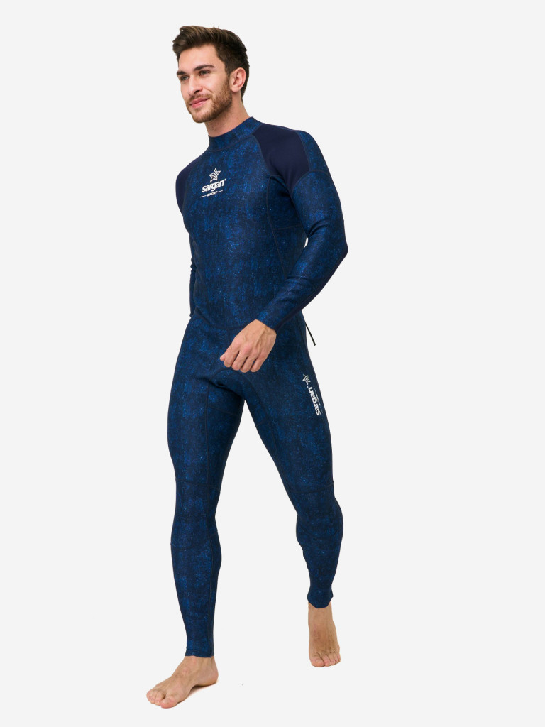 Гидрокостюм неопреновый длинный мужской 2мм SARGAN Sport