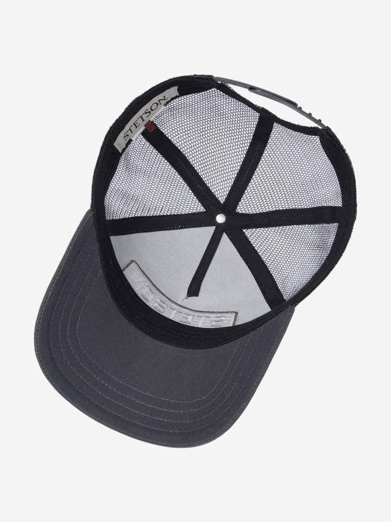 Бейсболка с сеточкой STETSON 7751107 TRUCKER CAP GASOLINE (серый)