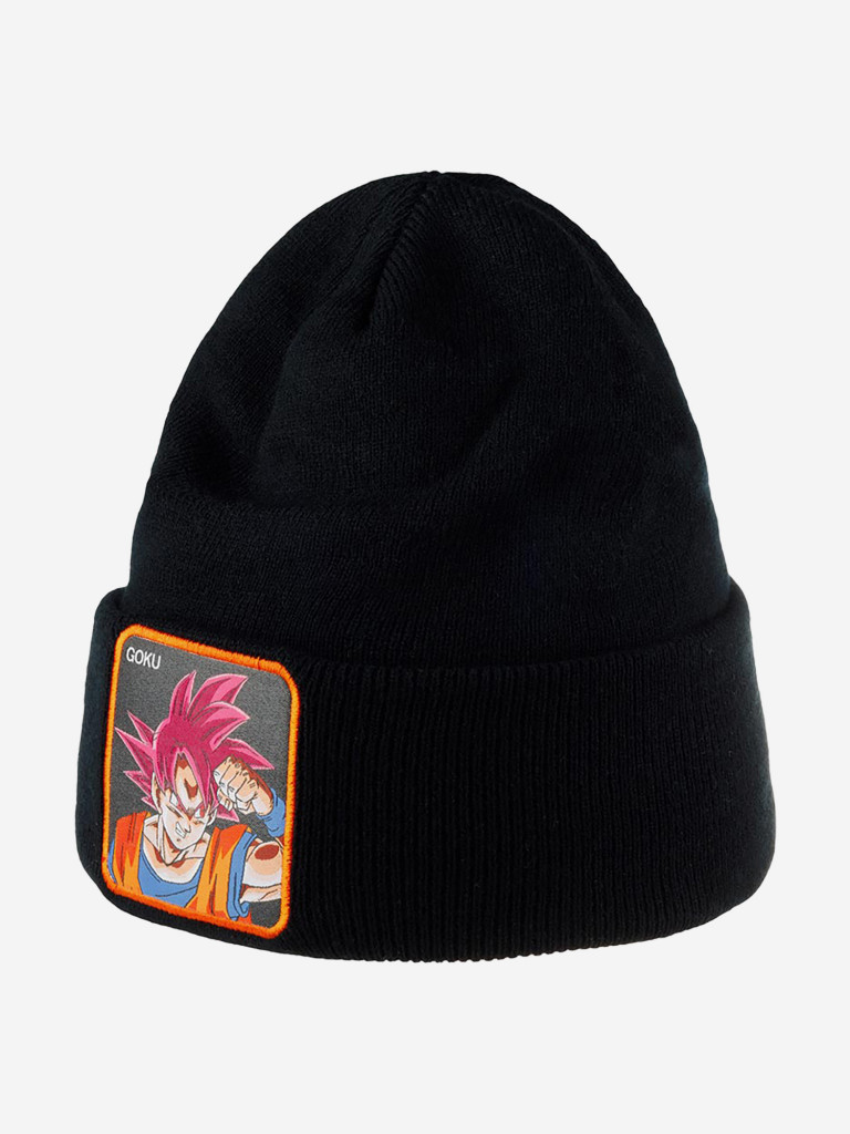 Шапка с отворотом CAPSLAB CL/DBS/1/BON/TGO1 Dragon Ball Goku (черный)