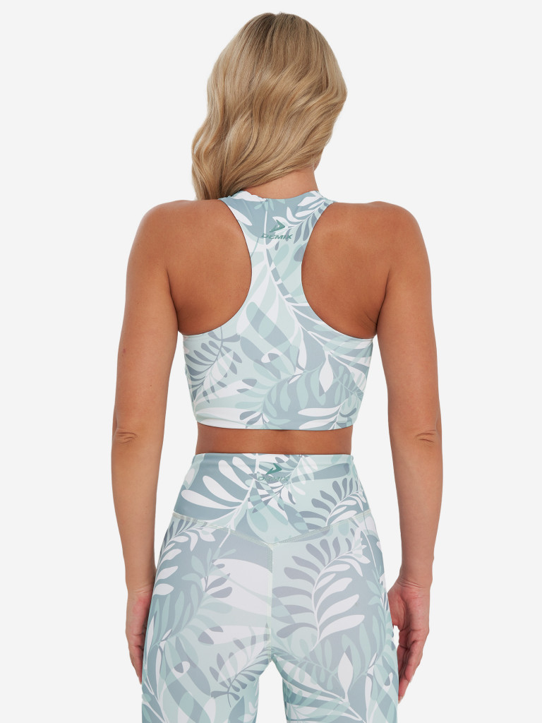 Топ бра спортивный Demix HighFlow Yoga Longline Gfx