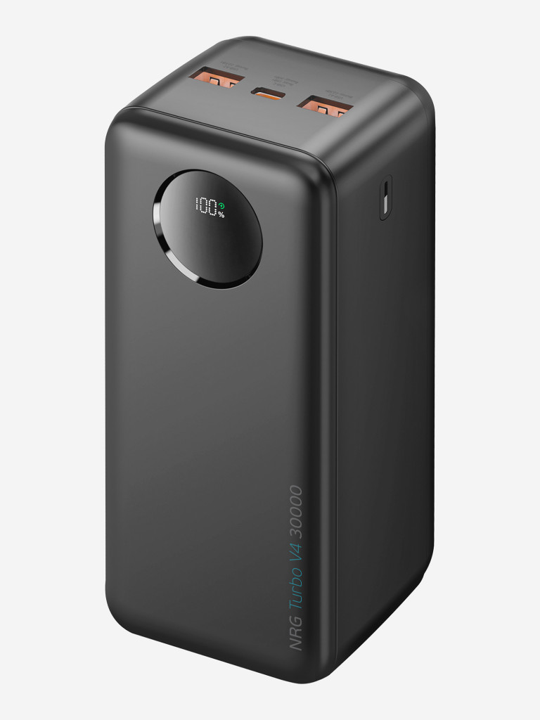 Внешний аккумулятор NRG Turbo V4 30000 мА-ч (111Вт-ч), дисплей